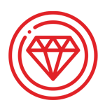 Icon representing innovation and modern design